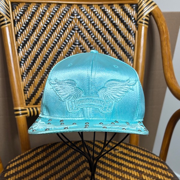 Robin’s Jeans Embellished Satin Hat - Picture 1 of 6